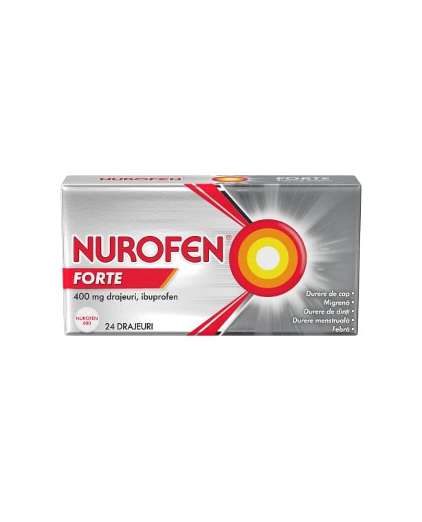 Nurofen Forte 400 mg, 24 drajeuri