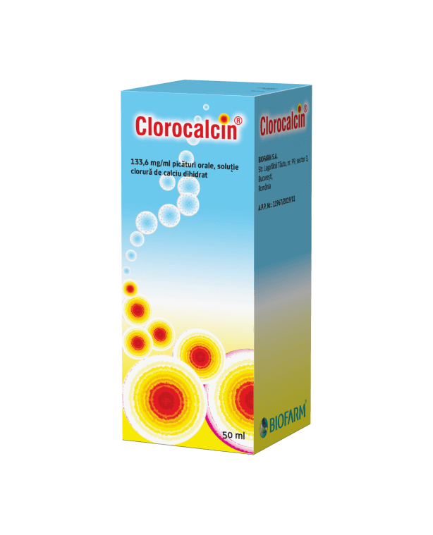 Clorocalcin solutie orala x 50 ml