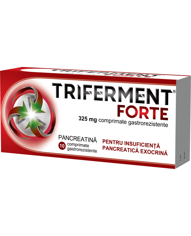 Triferment Forte 325mg x 10 Comprimate gastrorezistente