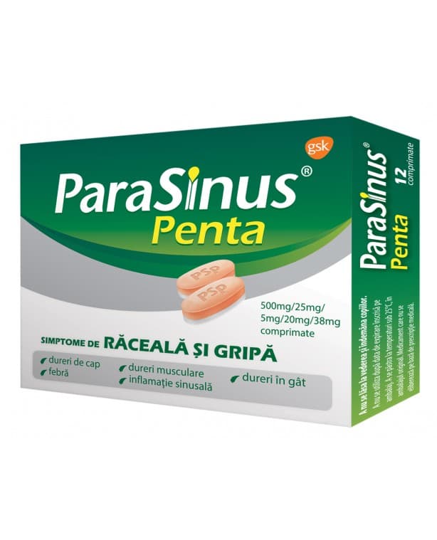 Parasinus Penta x 12 comprimate