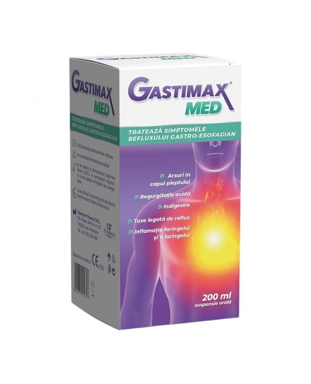 Gastimax Med suspensie orala x 200ml Fiterman