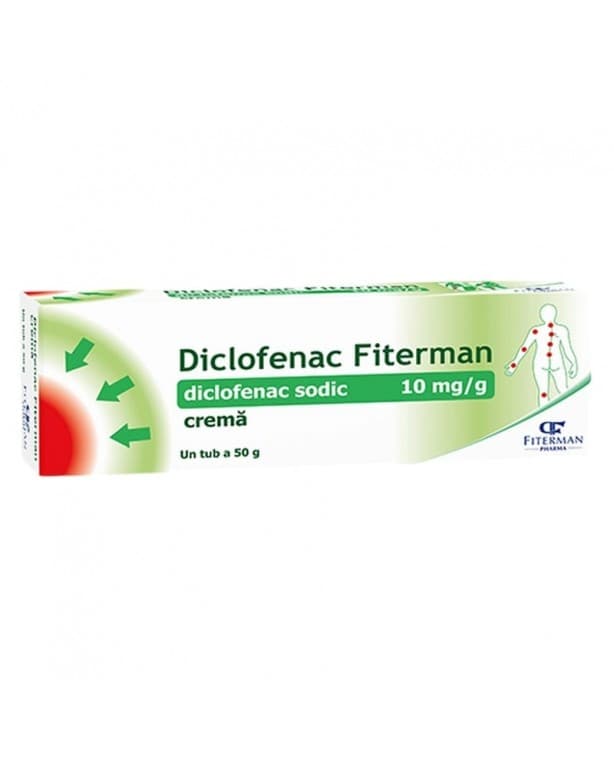Diclofenac Fiterman 10mg/g x 50g crema