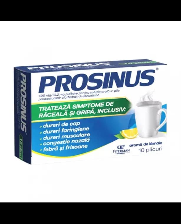 Prosinus 600 mg/12,2 mg x 10 plic.