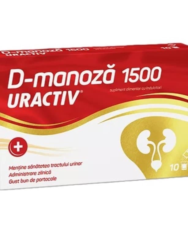 Uractiv D-manoza x 10 plicuri