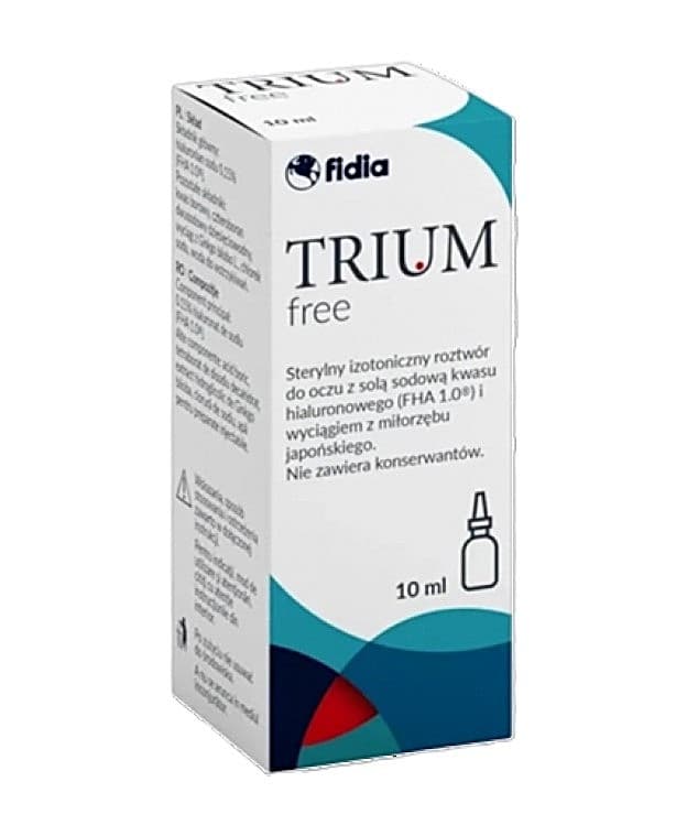 Trium free picaturi oftalmice, 10ml, Fidia