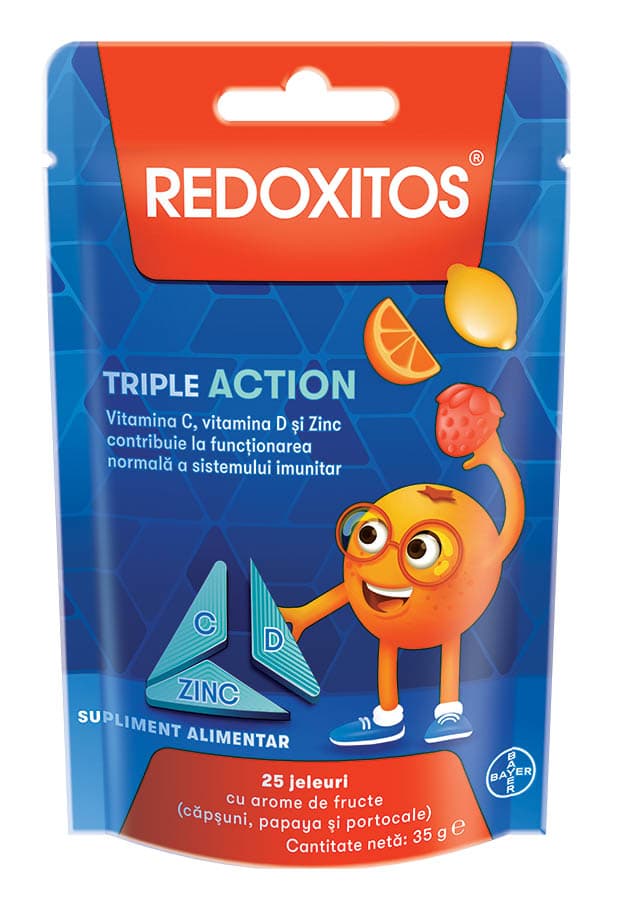 Redoxitos triple action,25 jeleuri, Bayer