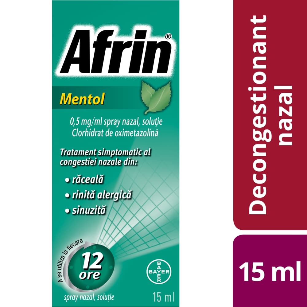 Afrin Mentol 0.5mg/ml Spray nazal