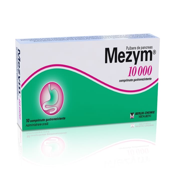 Mezym 10000 X 10 comprimate