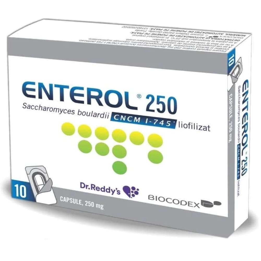 Enterol 250 mg, 10capsule
