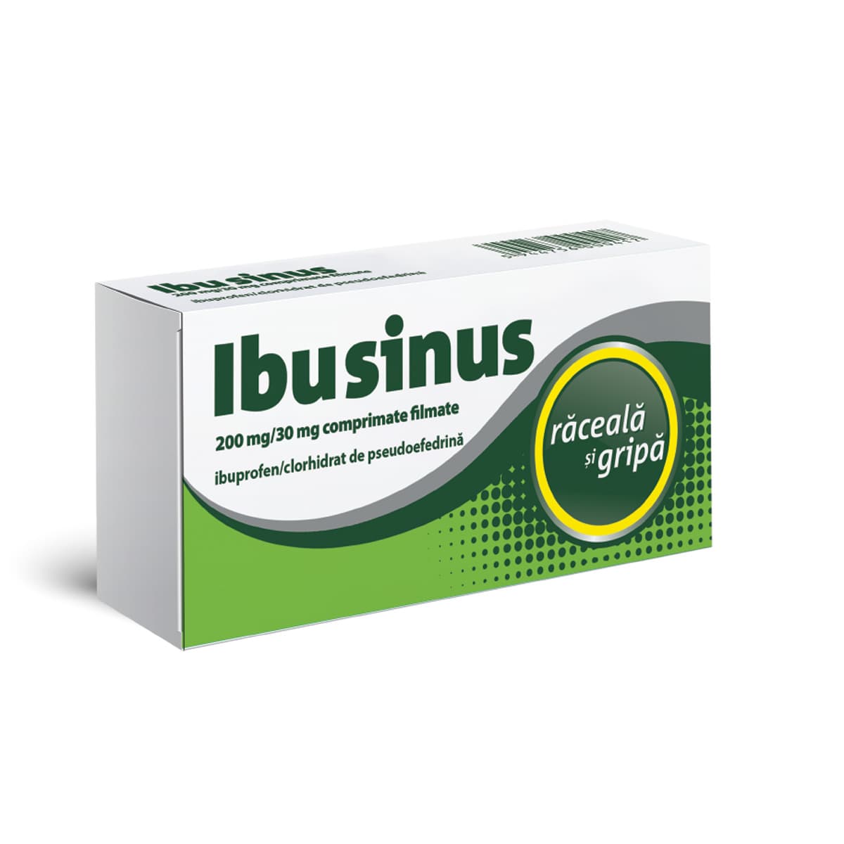 Ibusinus, 200 mg/30 mg, 20 comprimate filmate, Labormed Pharma