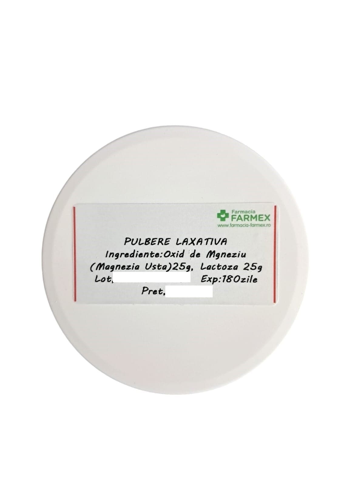 Pulbere laxativa x50gr elaborare Farmex