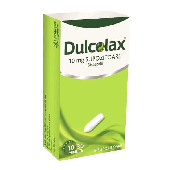 Dulcolax 10 mg x 6 supozitoare