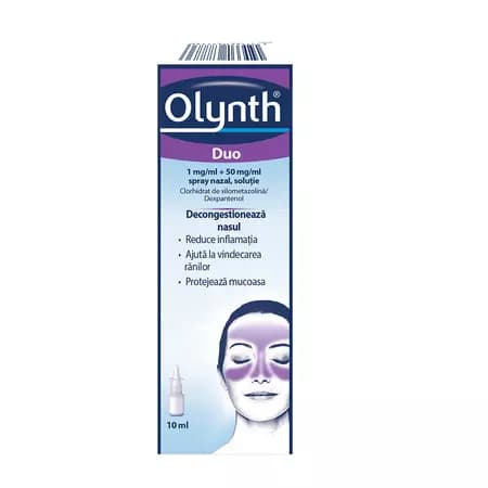 Olynth Duo 1 mg/ml+50 mg/ml Spray nazal 10 ml