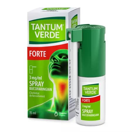 Tantum Verde Spray Forte adulti 3 mg/ml x spray bucofaringian