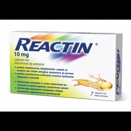 Reactin, 10 mg, 7 capsule, McNeil