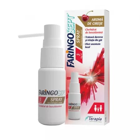 Faringosept spray 3 mg/ml spray bucofaringian