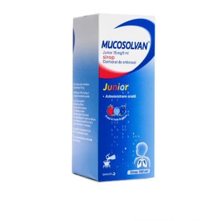 Mucosolvan Junior 15 mg/5 ml Sirop X 100 ml
