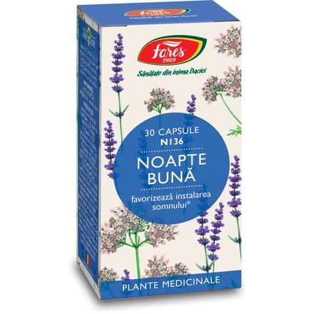 Noapte Buna x 30 capsule, Fares