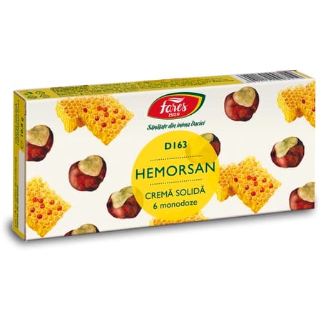 Hemorsan 6 supozitoare, Fares