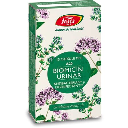 Biomicin Urinar 15 capsule, Fares