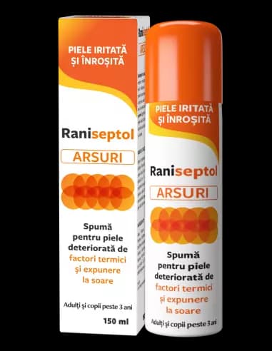 Raniseptol Arsuri spuma 150 ml, Zdrovit