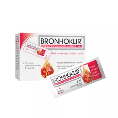 Bronhoklir tuse uscata 15 plicuri Stada