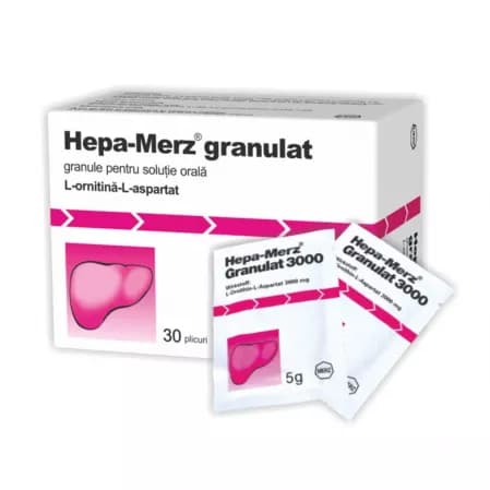 Hepa-merz 30 plicuri granulate