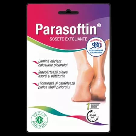 Parasoftin sosete exfoliante, Zdrovit