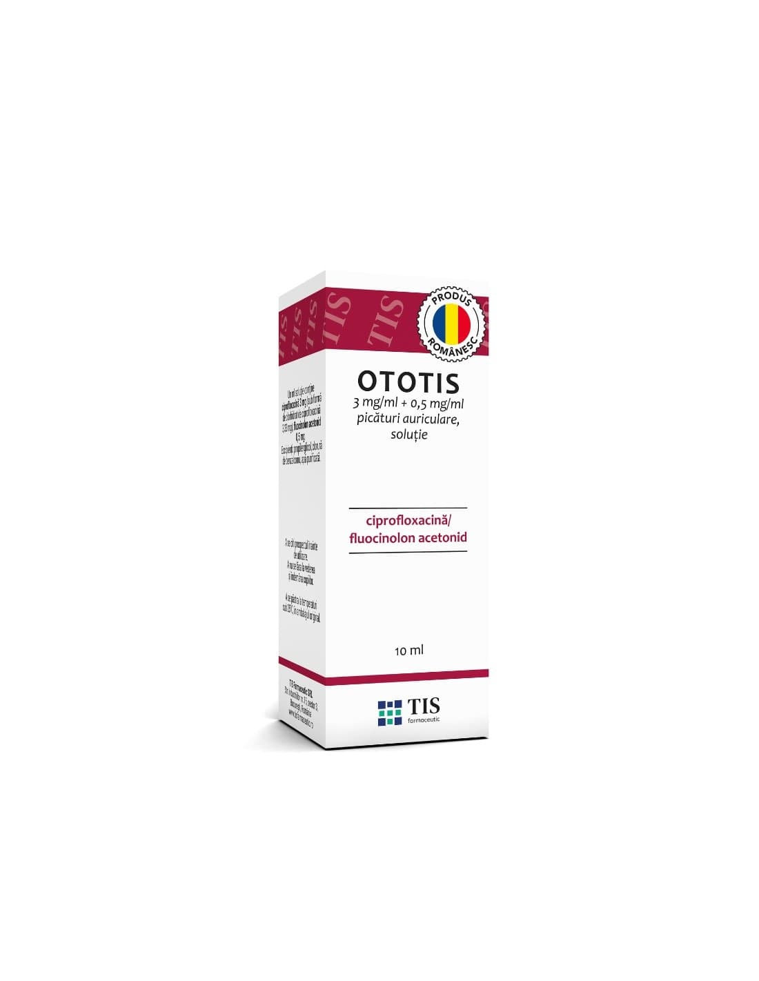 Ototis, picaturi auriculare,10 ml,Tis Farmaceutic
