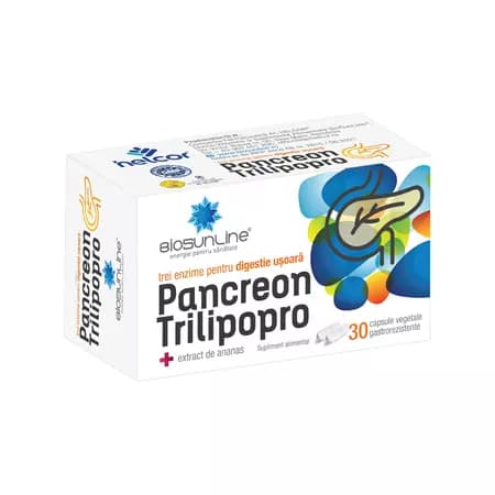 Pancreon Trilipopro, 30 compr., Helcor