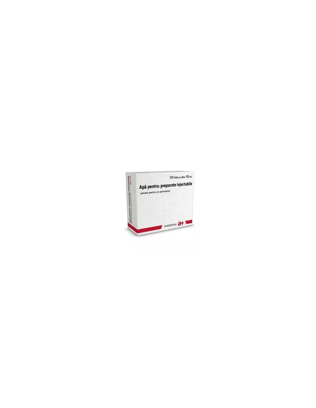 Apa pentru preparate injectabile 10 fiole x 10ml, Antibiotice SA