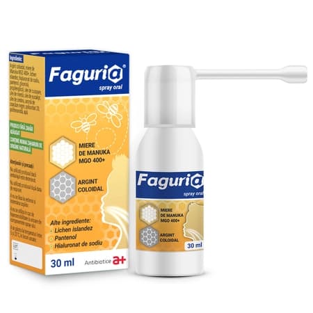 Faguria Gardlox manusilver spray oral 30 ml, Antibiotice SA