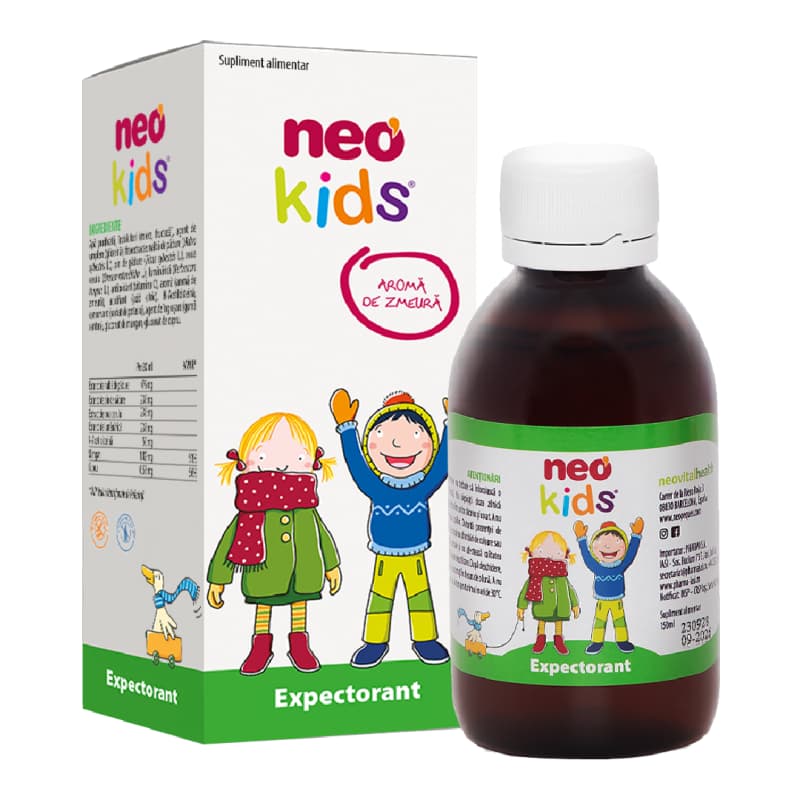 Neo Kids expectorant sirop 150 ml, Antibiotice SA