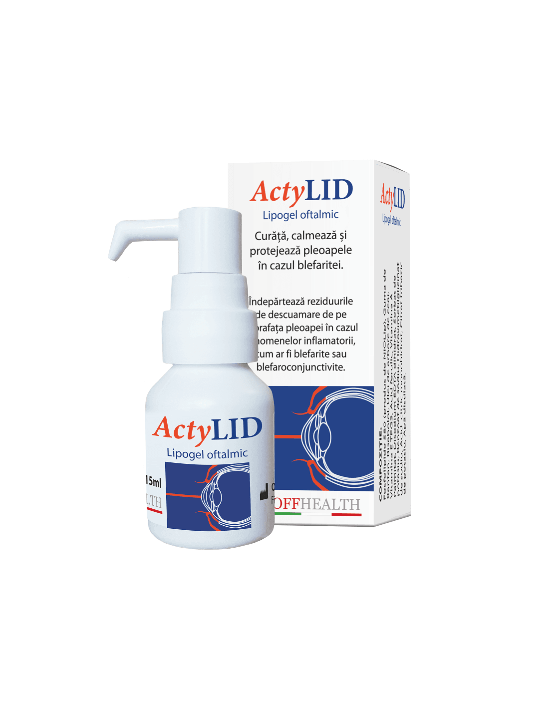 Actylid Lipogel oftalmic 15ml, Inocare