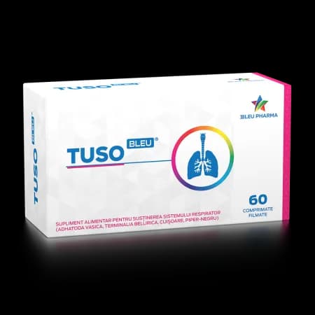 Tuso bleu, 60 comprimate, Bleu Pharma