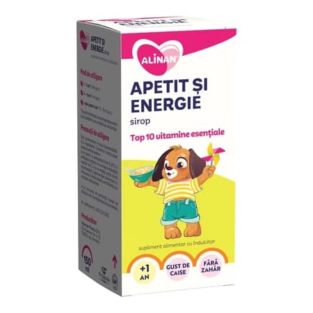 Apetit si energie,sirop, 150 ml, Alinan