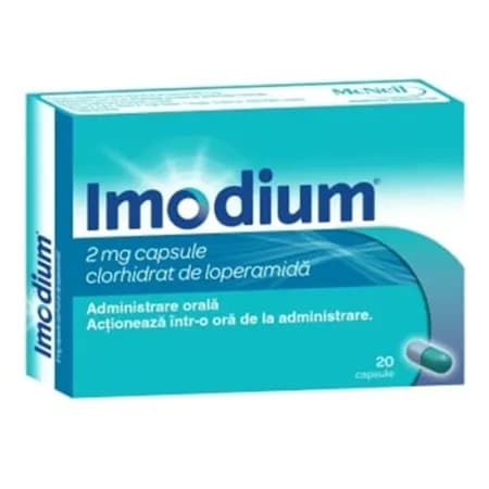 Imodium, 2 mg, 20 capsule