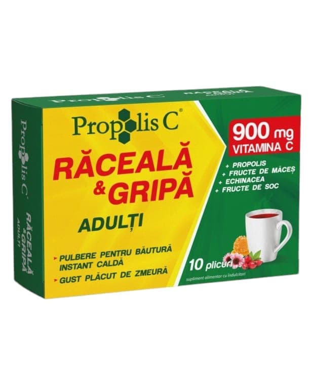 Propolis C Raceala si Gripa Adulti x 10 pl. Fiterman