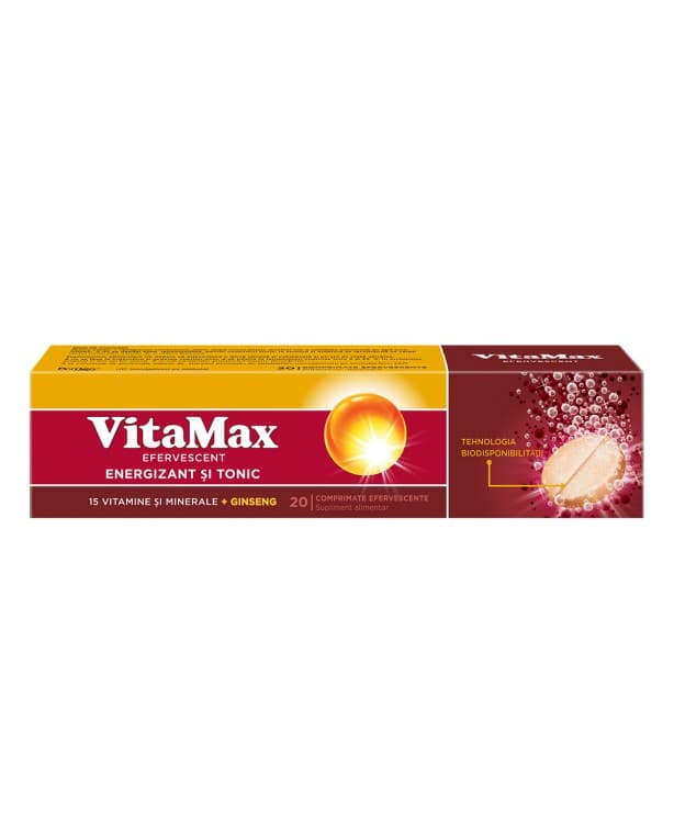 Vitamax, 20 comprimate efervescente
