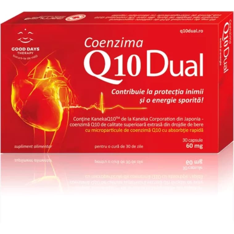 Coenzima Q10 Dual 60mg 30 capsule