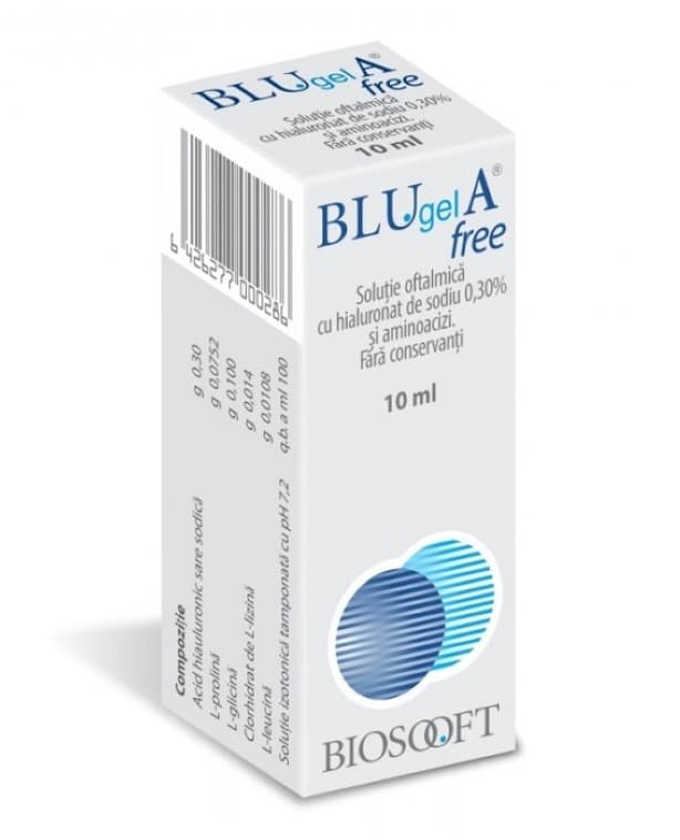 Blu Gel 0.3% 10 ml solutie oftalmica