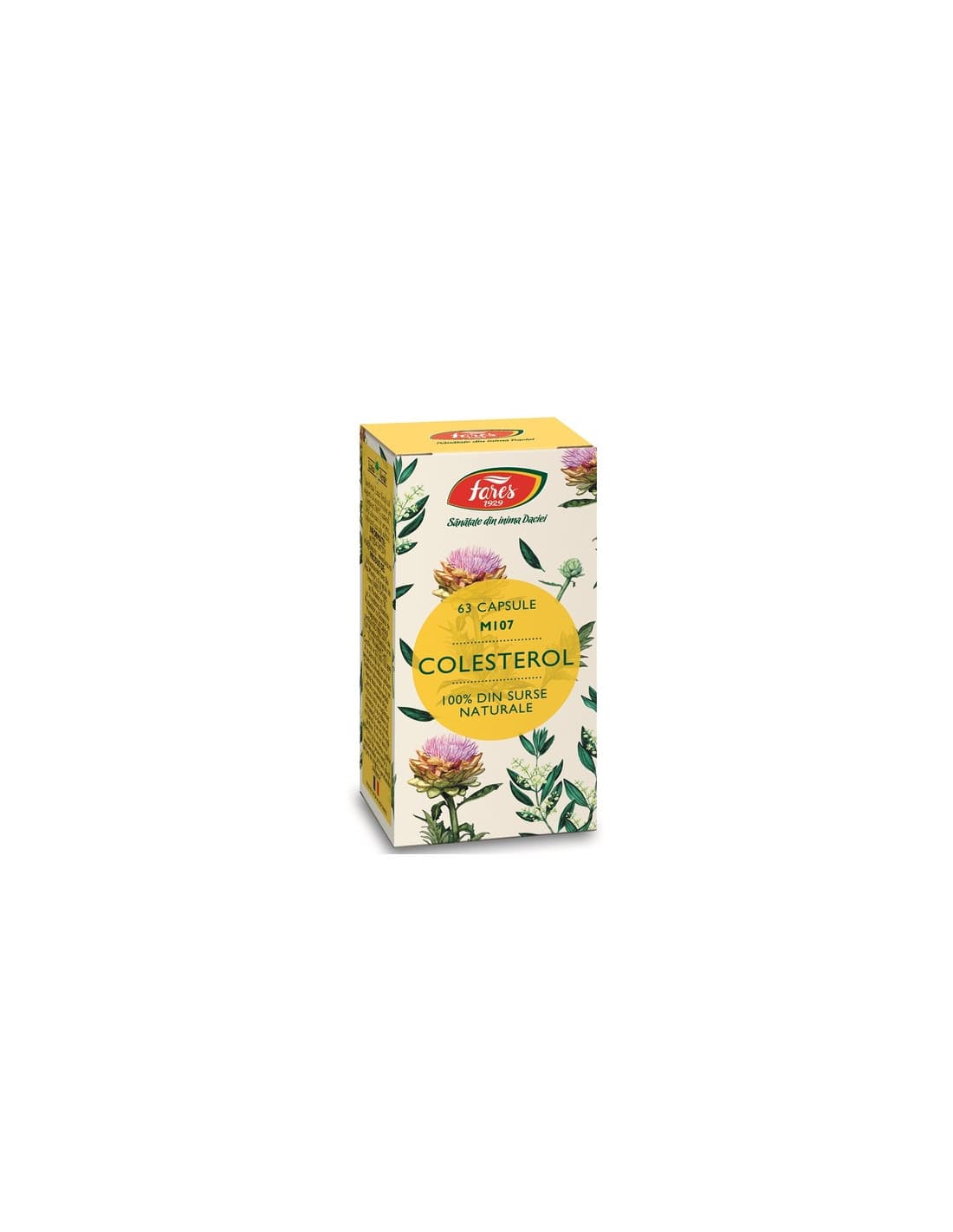 Colesterol 63 capsule, Fares