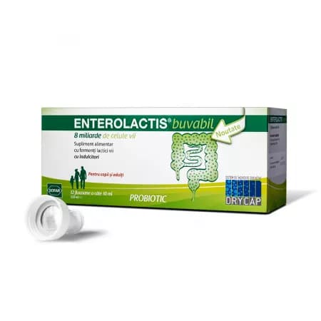 Enterolactis Solutie Buvabila 10ml X 12 fl.