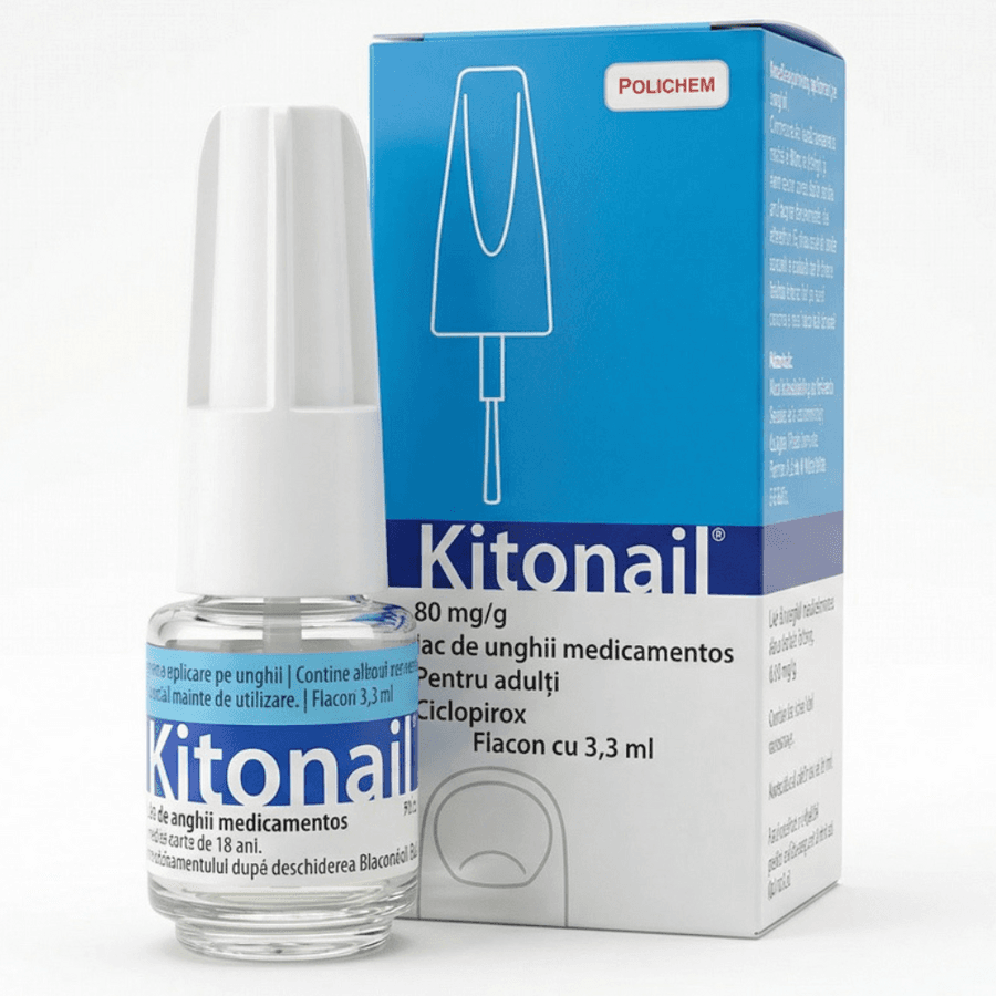 Kitonail 80 mg/g lac de unghii medicamentos 3.3 ml
